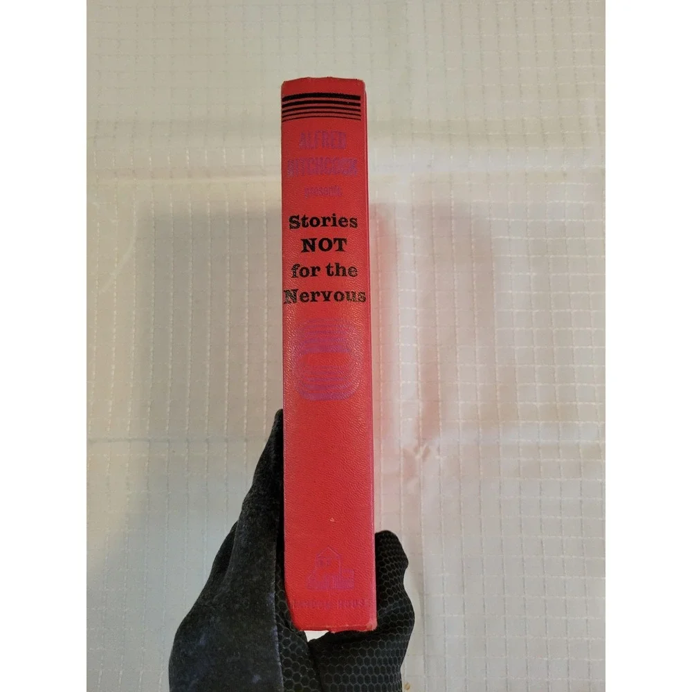 Stories Not For The Nervous Alfred Hitchcock 1965‎ Random House Hardcover Red
